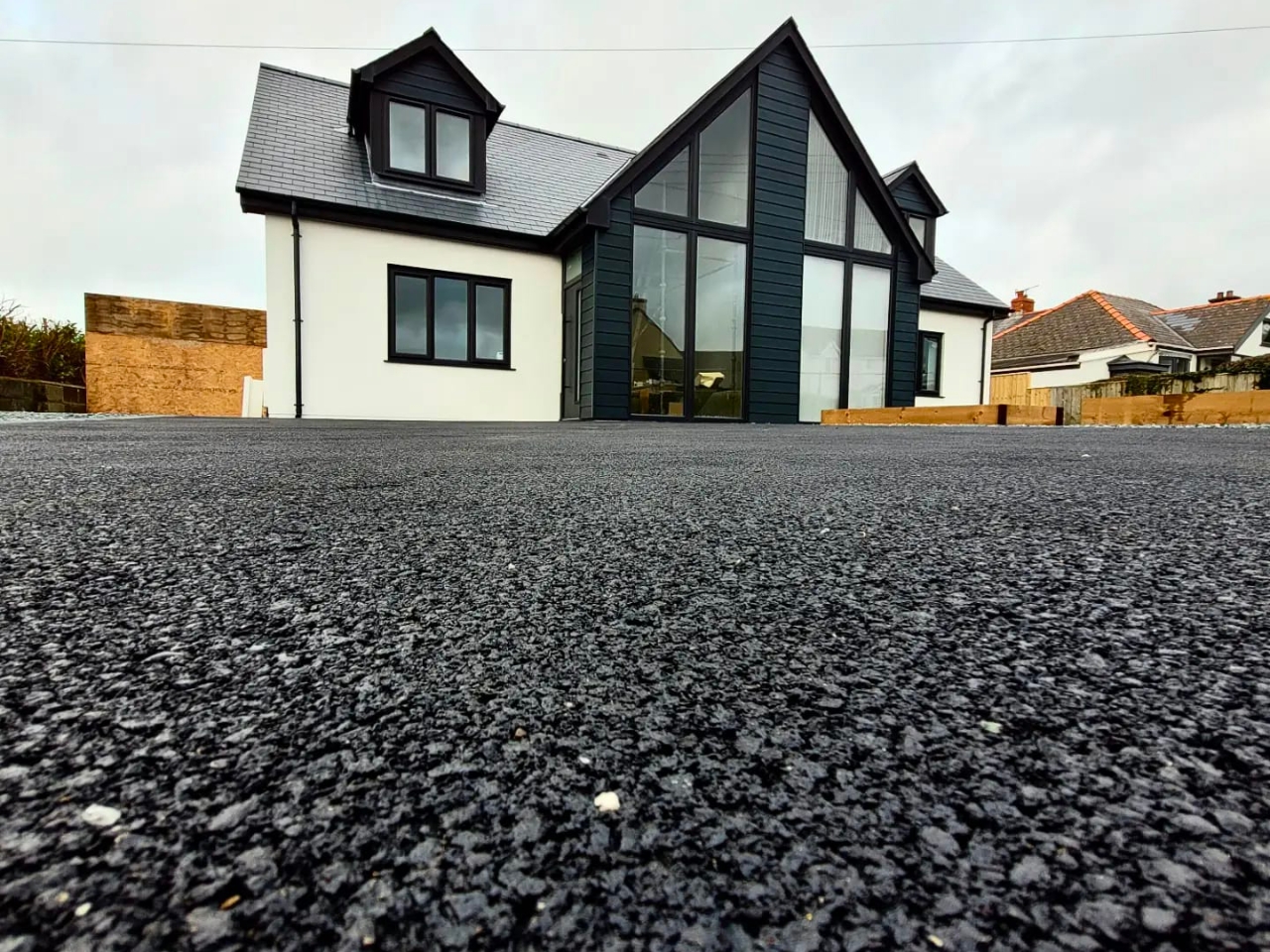 Completed driveway project