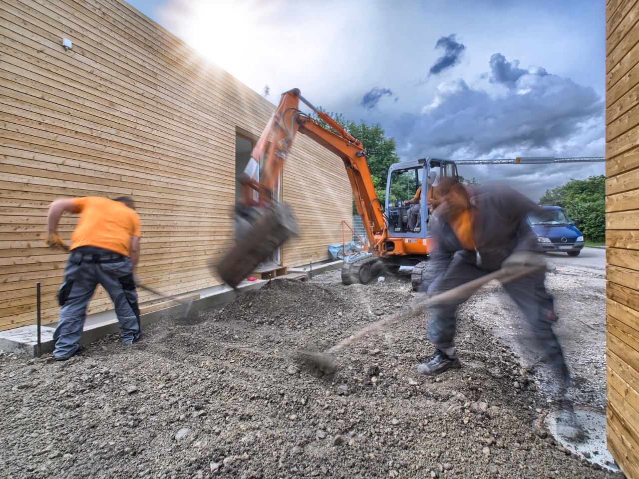 Thomas Driveways team at work